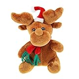 クリスマス人形 小物 トナカイぬいぐるみ かわいい クリスマスおもちゃ 人気 クリスマス 飾り 装飾品 インテリア 置物 景品 布のおもちゃ 人形玩具 キッズ 子ども プレゼント 贈り物 ブラウン