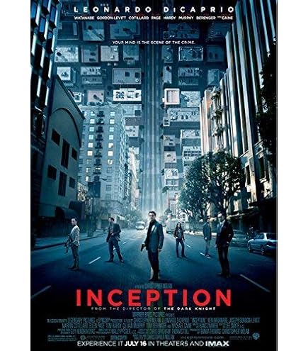 Amazon.co.jp: Inceptionインセプション名作映画のポスター キャンバス
