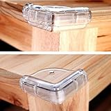 amzmonnsuta 10個 セット コーナークッション　ケガ防ぐ エッジ・ 戸棚・テーブル・家具保護コーナーパッド 衝撃吸収 子供・ 赤ちゃん　安全　透明