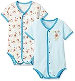 DISNEY BABY(ディズニーベビー) ミッキー 2P半袖ボディスーツ 80cm 331100501