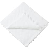ジーエイチハートアンドサン おくるみ レーシーコットンベビーショール 箱なし G. H. Hurt & Son Lacy Cotton Baby Shawl 【BOXなし】 [並行輸入品]
