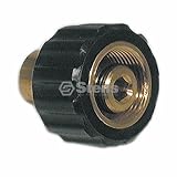 Stens TWIST-FAST COUPLER / 1/4" F INLET;22MM X 1.5 F OUT 758-555 [並行輸入品]