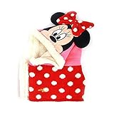 ミッキ ミニ ーマウス ニット帽子 & マフラー ベビー キッズ 赤ちゃん 子供 用 冷房対策 冬 秋 防寒 ニットキャップ ネックウォーマー フード ウォーマー マフラー 帽子 4色(3〜5歳) [