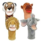 Get Ready Kids Bigmouth Zoo Puppet Set [並行輸入品]