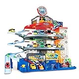 Tayo bus パーキングタワー プレイセット スピン&ドロップ 42パーキング