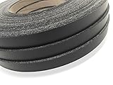 ブラックメラミンエッジバンディングPreglued 7 / 8 " x 250 'ロール