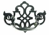 Hickory Hardware P329-ST 3-Inch Manor House Cabinet Bail Pull, Silver Stone [並行輸入品]