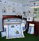 SISI Baby Bedding - Turtle Parade 13 PCS Crib Bedding by Sisi