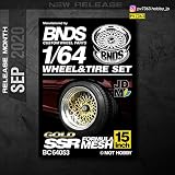 ビーエヌーディーエス BNDS 1/64 アルミ ホイール エッチングパーツ 組立 キット ミニカー 模型 (bnds) ホイール BC64073