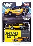 True Scale Miniatures ブガッティ ビジョン グランツーリスモ イエロー&カーボン 1/64 ダイキャストモデルカー MGT00317