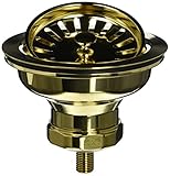 Jaclo 2804-PB Adjustable Strainer for Kitchen Sinks, Polished Brass [並行輸入品]