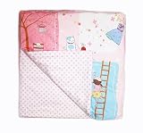 4-season Cotton Flower Toddler Blanket (Quilt + Duvet Cover) (Sweet Dream) by Cotton Flower Baby