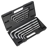 Sealeyジャンボ六角キーセット10pc extra-longメトリック