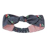 (チャックル) chuckle*スウィートガール*チェリー柄デニムヘアーバンド 46-50ｃｍ（ワンサイズ） P9326-00-32