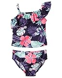 カーターズ Carter's ベビー 水着 セパレート タンキニ ＆ パンツ 紫外線カット UPF50+ Carter's Tropical Ruffle Tankini 18M (78-83cm)