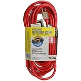 Cerrowire 630-34033AR Stayplug 25-Feet 14/3 Extension Cord, Red [並行輸入品]