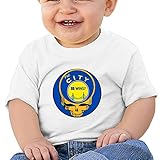 面白い ボーイとガール ゴールデンステート ウォリアーズ スカル デザイン U首シャツ 体に合う White Size 24 Months