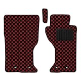 Aviles マツダ 互換品 ロードスター ND系 フロアマット【16色から選択】(09：SMALLチェック×レッド)