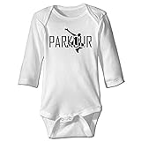 Kamifa カミファ パルクール スーパーヒーロー スボーツ 長袖ボディースーツ ベビー服 子供服 ギフト 柔らかい White 18 Months