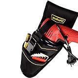 HoRoPii プロ職人 匠仕様 【大きめ】作業用 ペンパクト・ドリル対応 工具袋 【腰ベルト付き】 腰袋 バッグ