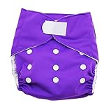 SUNNY BABY おむつカバー ベビー 布おむつ フリーサイズ サイズ調節可 70～100cm テープ式 無地 布オムツ/オムツカバー R：スミレ [並行輸入品]