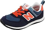 (ニューバランス) New Balance KS574 キッズ ベビー スリッポン スニーカー (14.0cm, [BOI]ブラキッシュネイビー)