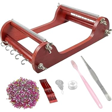 ビーズミシン織り機&色々な物セット✴︎新品✴︎お買い得！ 楽天市場】ビーズ ビーズ織り機 はじめてさんのビーズ織りセット