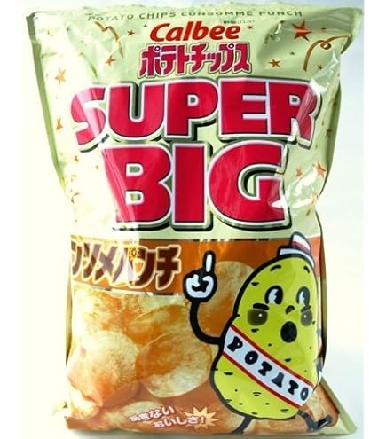 Amazon.co.jp: カルビー ポテトチップス SUPER BIG うすしお味 500g