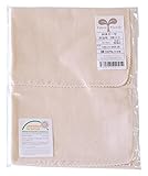 Fabric + コットンガーゼ（８０本ガーゼ）　沐浴布２枚セット 《日本製 エコテックス認証》《出産準備 ガーゼ》【　メール便でお届けです。　】 (２枚セット, 生成り)