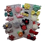 BIANHUAN ヘアクリップ ヘアピン ベビー こども 赤ちゃん ヘアアクセサリー 20点セット ベビー キッズ 髪飾り 髪留め お祝いギフト お洒落 お宮参り 初節句 ひな祭り 七五三 誕生日 入