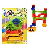 okokmall US --子供DIYボールビルディングブロック子供用おもちゃアセンブリStereoscopic Mazeパイプトラック