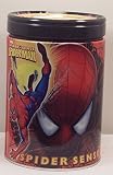 Marvel Spider SenseスパイダーマンRound Tin Coin Bankブラック蓋