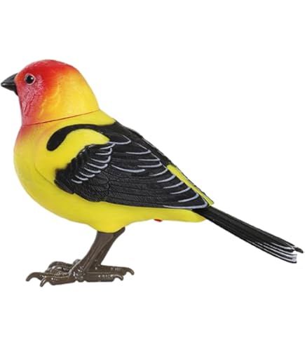 Amazon.co.jp: シミュレーション鳥のおもちゃ - 音と動きで鳴く鳥を