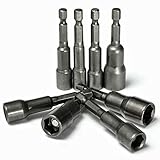 zmart 6mm-14mm 六角ソケット 9個 磁気 スリーブ ナット インパクトドライバ ビット アダプタ HEX