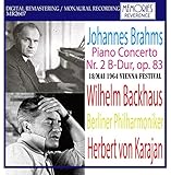 バックハウス（Ｐ）＋カラヤン指揮ベルリンフィル ブラームス：ピアノ協奏曲第2番