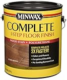 Minwax 672030000 1 GサテンエイコーンブラウンComplete 1-step床仕上げ