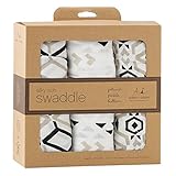 Aden+Anais エイデンアンドアネイ おくるみ 3セット ペチュニアピックルボトム コラボ　（カラー：sienna siesta） [並行輸入品]