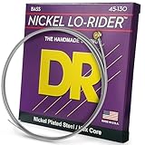 DR Strings Nickel Lo-Rider 5 String Bass Medium .130 Low B (45-130) by DR Strings