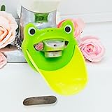 【手洗いグッズ 子供用 エクステンダー】ウォーターガイド_手洗いグッズ_蛇口延長パーツ_かわいい 色：グリーン