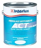 Interlux ACTファイバーグラスBottomkoteボートペイントブルーQuart