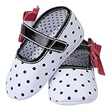 HP95(TM) Infant Baby First Walkers Shoes, Faux Leather Soft Flat Boat Shoes Boot (13, Black) by HP95