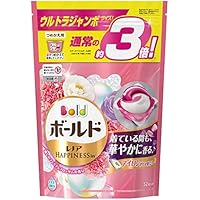 洗濯洗剤 ジェルボール3D 柔軟剤入り ボールド 癒しのプレミアムブロッサム 詰め替え 52個(約3倍)