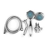 多機能 ダブルシャワーヘッド ホルダー・3ウェイダイバータ・1.5mホース　低水圧用　 節水