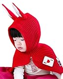 ININUK 　子供 帽子 キッズ 可愛い ニット帽 女の子 男の子 ベビー用ハット 秋冬 防寒 防寒グッズ 毛糸 キッズ帽子 柔らか かわいい 子ども ニットキャップ 通学 通園 クリスマス プレゼ