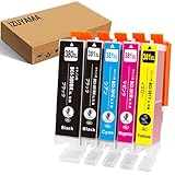 キャノン(Canon)用 BCI-380XL BCI-381XL 互換インクカートリッジ【BCI-380XL + BCI-381XL 5色マルチパック】大容量 純正品と併用可能『最新ICチップ搭載/残量表示/個包装』対応:PIXUS TS6130 TS6230 TS6330 TS7330 TS7430 TR7530 TR8530 TR8630 TR9530 TR703 プリンター