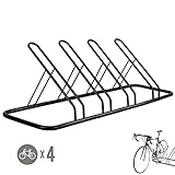 1 - 4 Bike Floor Parking Rack Storage Stand Bicycle [並行輸入品]