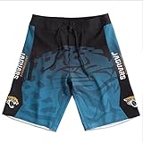 KLEW NFL Jacksonville Jaguarsグラデーションボードショーツ、XXL、緑