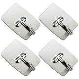 eforlikeのセット4タオルフック壁フックハンガー粘着Hangingラック