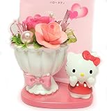 Hello Kitty プリザーブドフラワー (ホイップキティ ピンク)