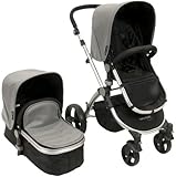 Baby Roues LeTour Lux II GRAY Lightweightt Compact Stroller w/ Bassinet by Baby Roues [並行輸入品]